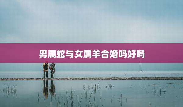 男属蛇与女属羊合婚吗好吗