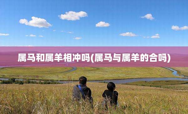 属马和属羊相冲吗(属马与属羊的合吗)