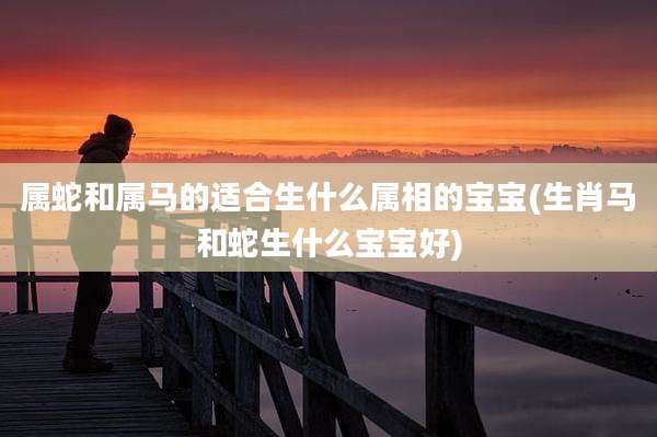 属蛇和属马的适合生什么属相的宝宝(生肖马和蛇生什么宝宝好)