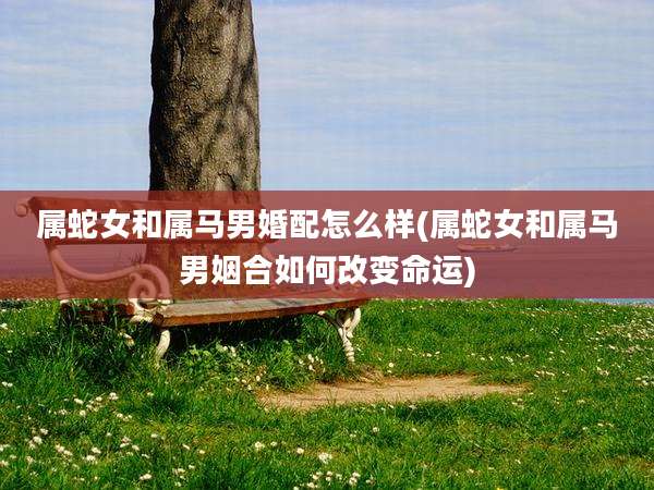 属蛇女和属马男婚配怎么样(属蛇女和属马男姻合如何改变命运)