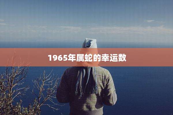 1965年属蛇的幸运数