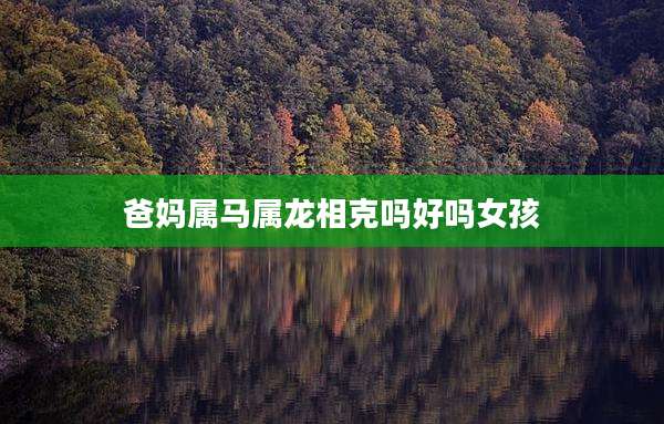 爸妈属马属龙相克吗好吗女孩