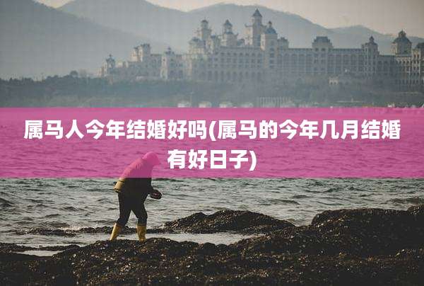 属马人今年结婚好吗(属马的今年几月结婚有好日子)