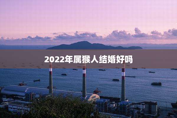 2022年属猴人结婚好吗