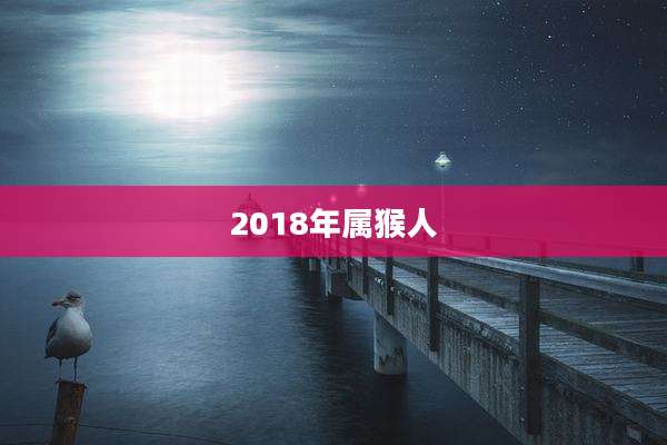 2018年属猴人