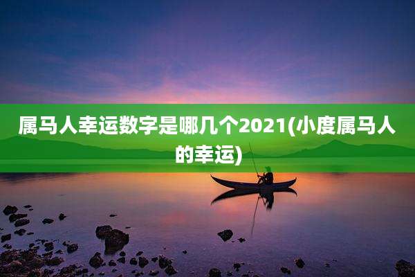 属马人幸运数字是哪几个2021(小度属马人的幸运)