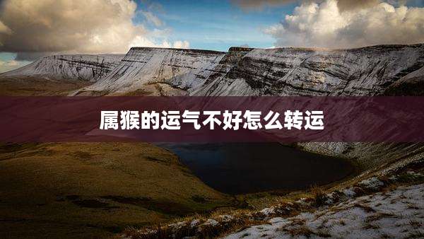 属猴的运气不好怎么转运