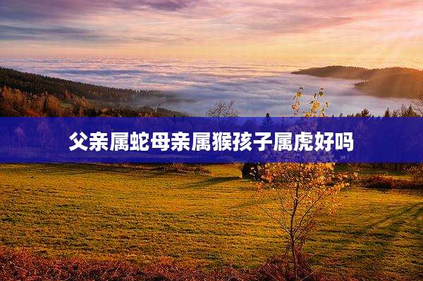 父亲属蛇母亲属猴孩子属虎好吗