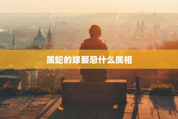 属蛇的嫁娶忌什么属相