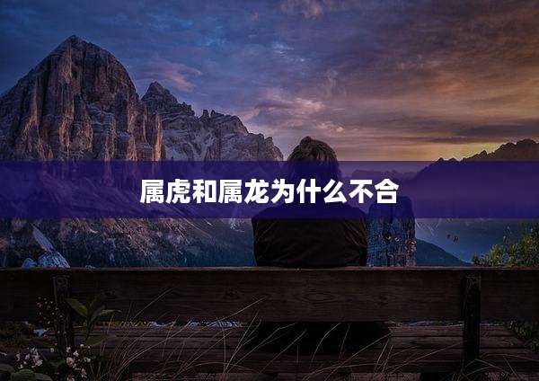 属虎和属龙为什么不合