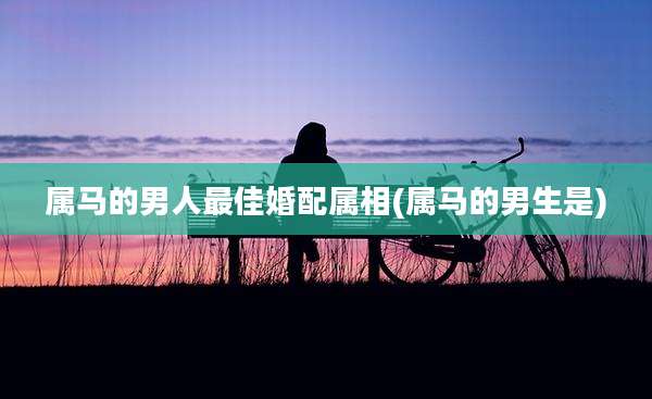 属马的男人最佳婚配属相(属马的男生是)