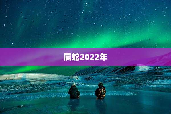 属蛇2022年
