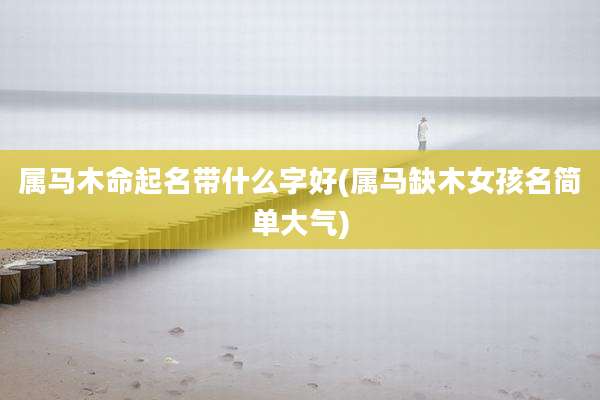 属马木命起名带什么字好(属马缺木女孩名简单大气)