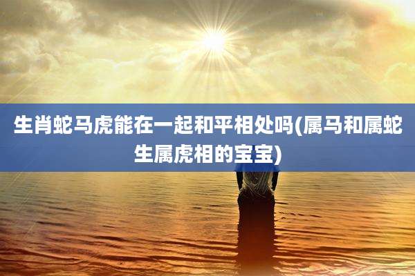 生肖蛇马虎能在一起和平相处吗(属马和属蛇生属虎相的宝宝)