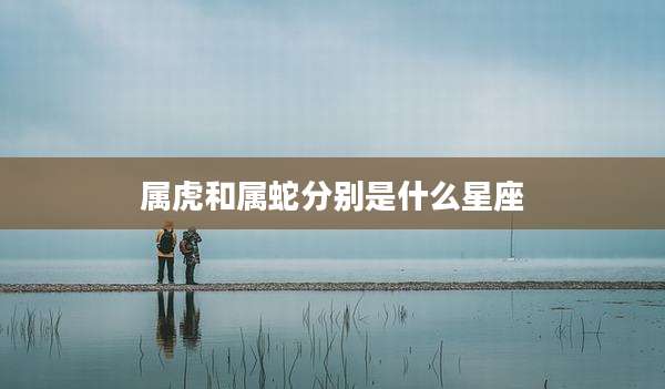 属虎和属蛇分别是什么星座