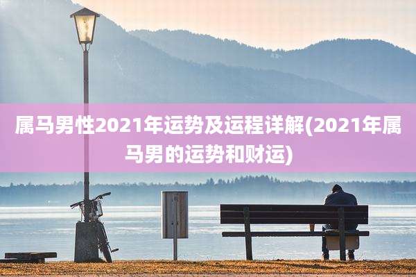属马男性2021年运势及运程详解(2021年属马男的运势和财运)