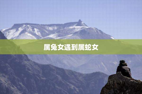 属兔女遇到属蛇女