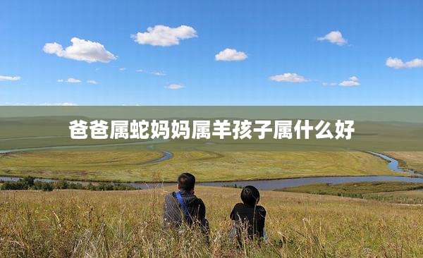 爸爸属蛇妈妈属羊孩子属什么好