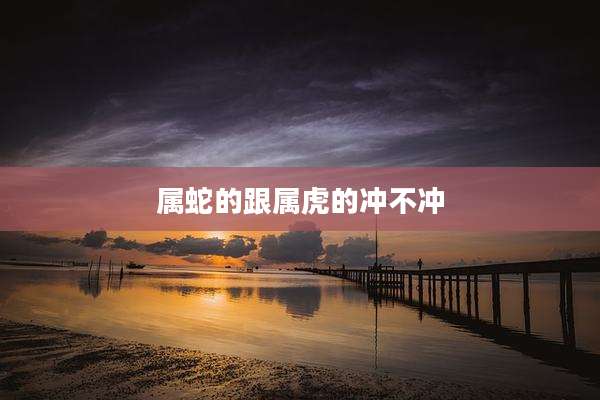 属蛇的跟属虎的冲不冲