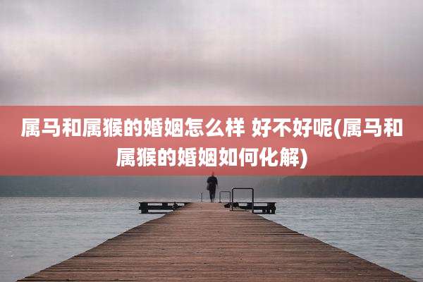 属马和属猴的婚姻怎么样 好不好呢(属马和属猴的婚姻如何化解)