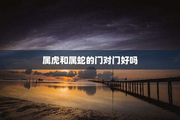 属虎和属蛇的门对门好吗