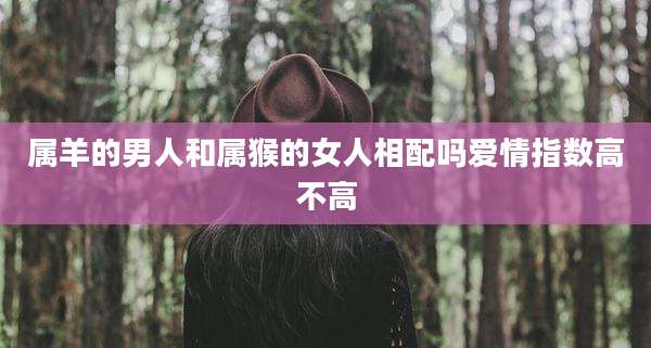 属羊的男人和属猴的女人相配吗爱情指数高不高