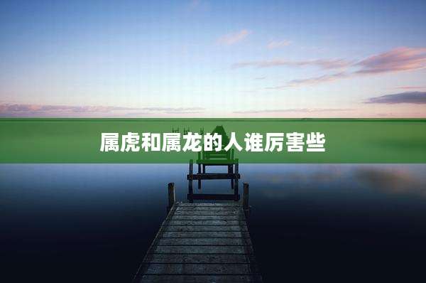 属虎和属龙的人谁厉害些
