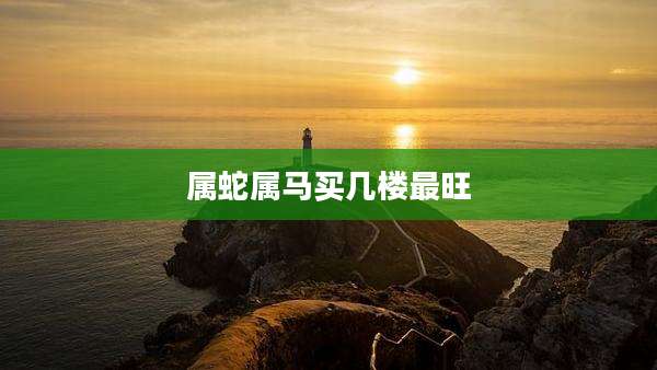 属蛇属马买几楼最旺