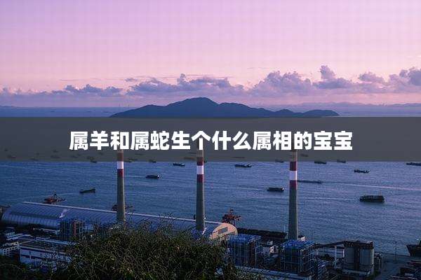 属羊和属蛇生个什么属相的宝宝