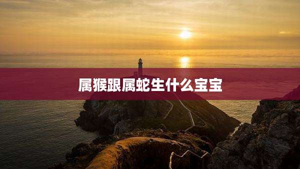 属猴跟属蛇生什么宝宝