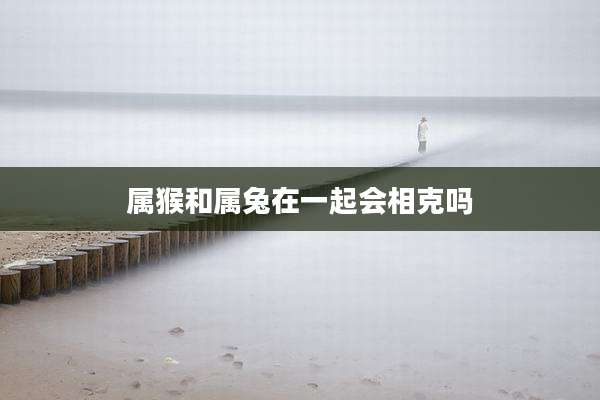 属猴和属兔在一起会相克吗