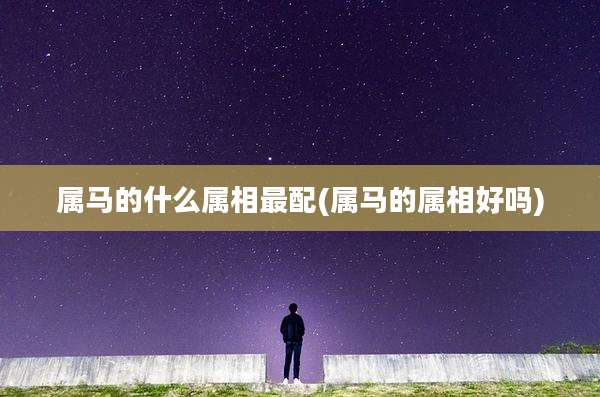 属马的什么属相最配(属马的属相好吗)