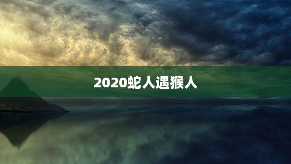 2020蛇人遇猴人