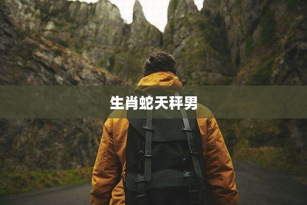 生肖蛇天秤男