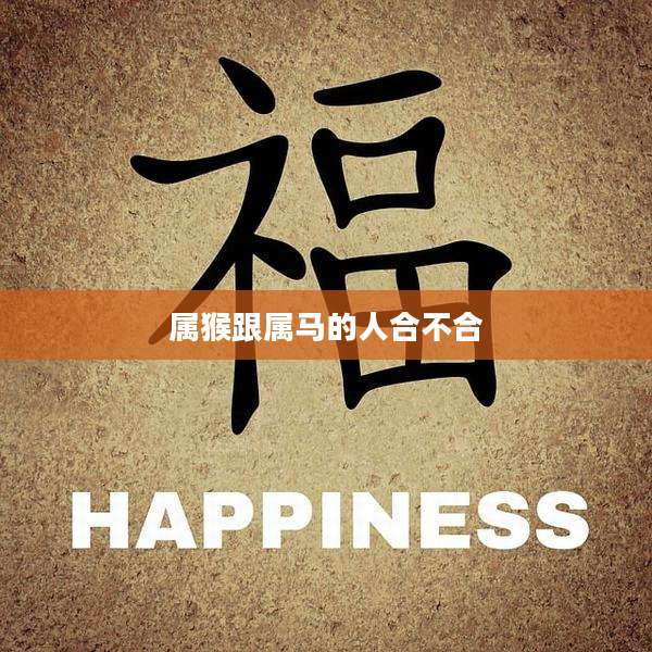 属猴跟属马的人合不合