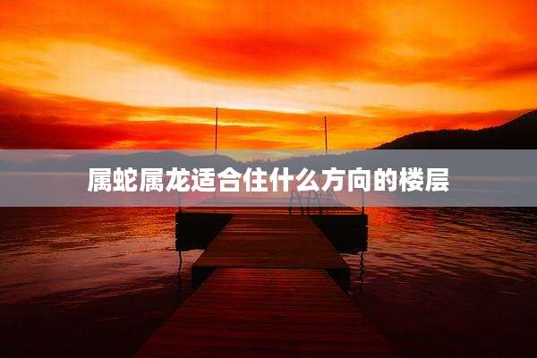 属蛇属龙适合住什么方向的楼层