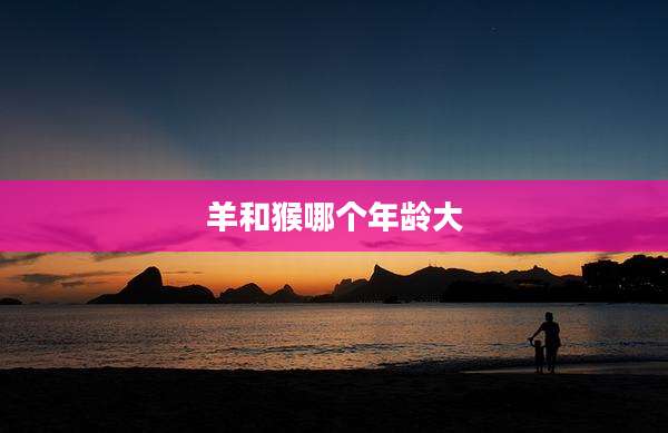 羊和猴哪个年龄大