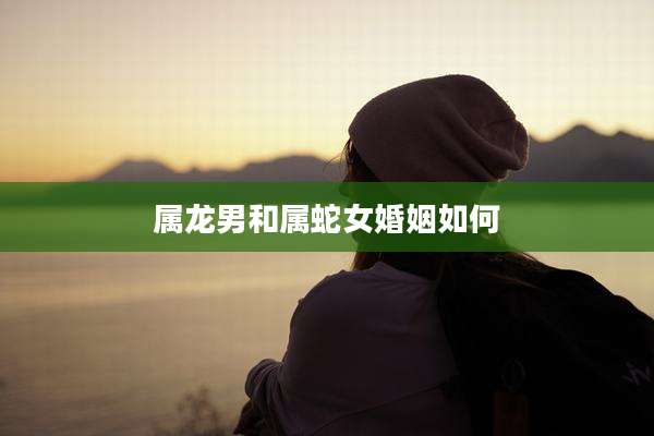 属龙男和属蛇女婚姻如何
