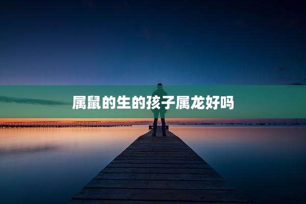 属鼠的生的孩子属龙好吗