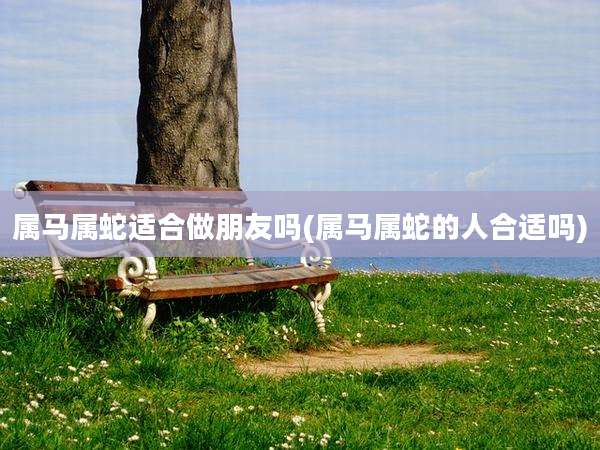 属马属蛇适合做朋友吗(属马属蛇的人合适吗)