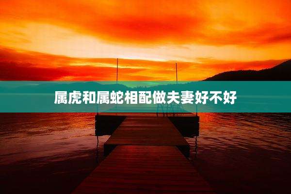 属虎和属蛇相配做夫妻好不好