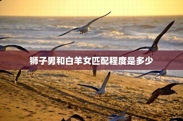 狮子男和白羊女匹配程度是多少