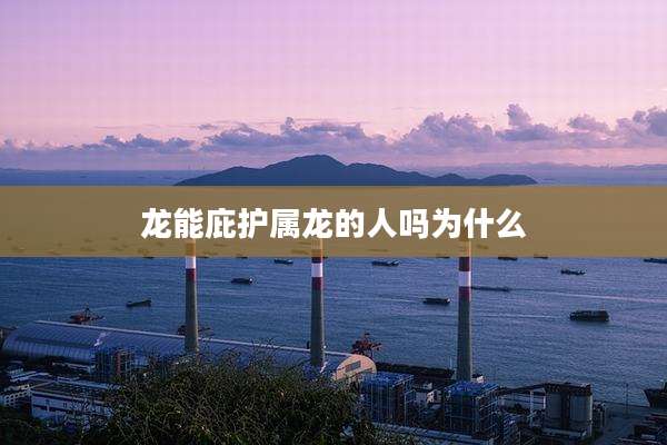 龙能庇护属龙的人吗为什么