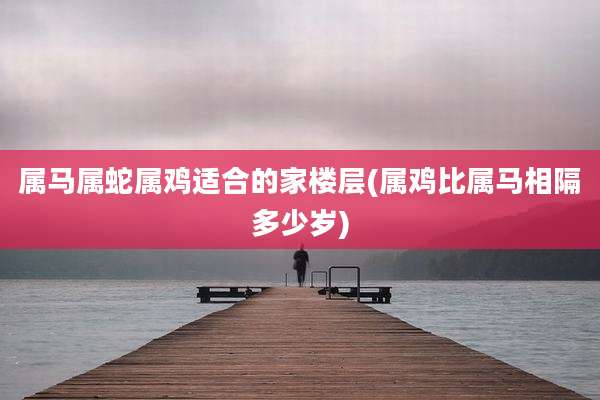 属马属蛇属鸡适合的家楼层(属鸡比属马相隔多少岁)