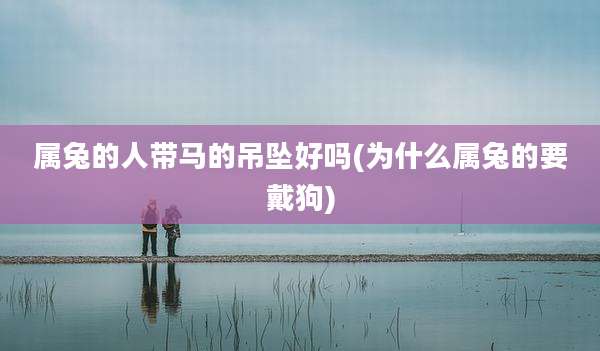 属兔的人带马的吊坠好吗(为什么属兔的要戴狗)