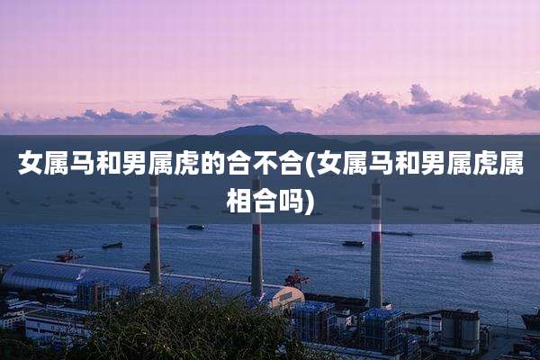 女属马和男属虎的合不合(女属马和男属虎属相合吗)