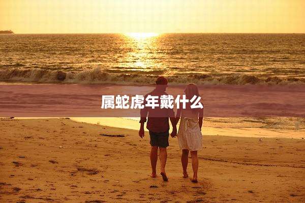 属蛇虎年戴什么