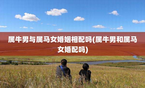 属牛男与属马女婚姻相配吗(属牛男和属马女婚配吗)
