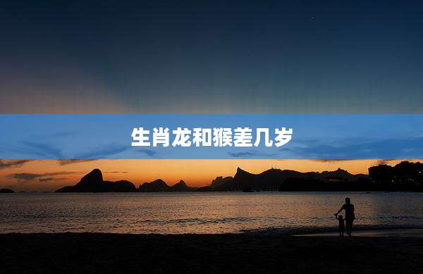 生肖龙和猴差几岁