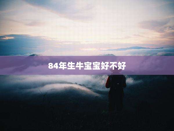 84年生牛宝宝好不好